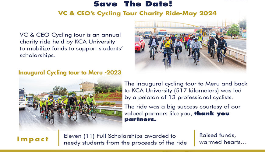 VC & CEO's Cycling Tour Charity Ride-May 2024